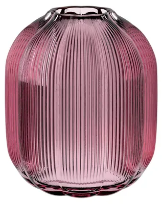 Produktbild von Villeroy & Boch Fleur, Vase mit runder Form, Glas, Violett, Violett, Tisch, Drinnen