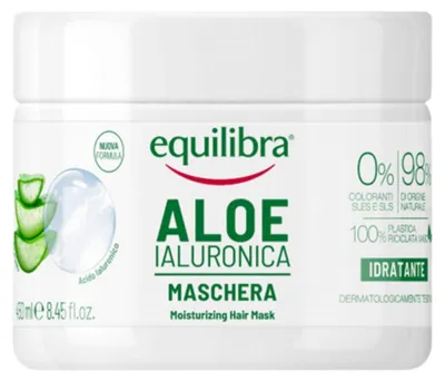 Produktbild von Equilibra Aloe Feuchtigkeitsspendende Haarmaske mit Aloe und Hyaluronsäure 450 ml