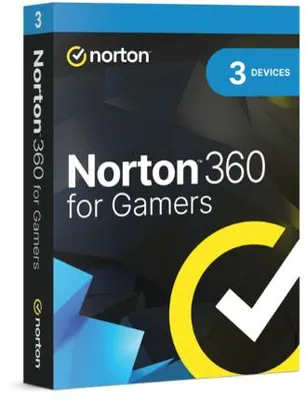 Zdjęcie produktu dla Norton 360 For Gamers, 1 x licencja, 1 lat(a), Reklama w telewizji, Nośnik fizyczny