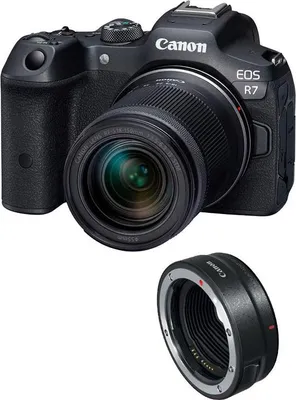 Immagine prodotto di CANON EOS R7 + RF-S 18-150mm F3.5-6.3 IS STM + anello EF-EOS R