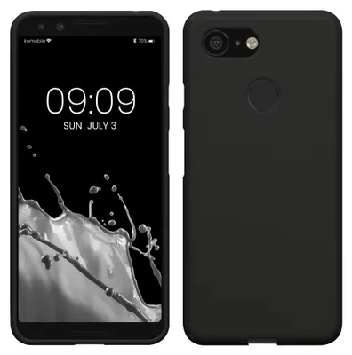 Produktbild von kwmobile Handyhülle für Google Pixel 3 Hülle - TPU Case - Kabelloses Laden - Schutzhülle Cover in Schwarz
