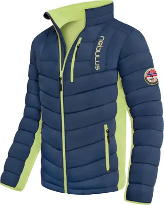Produktbild von Nebulus GRAFFITY Winterjacke Herren, warme Outdoorjacke, praktische & vielseitige Übergangs- & Winterjacke, P5842 - Herren, navy-lime, 3XL