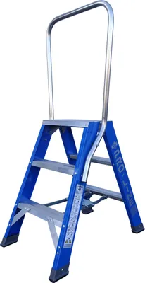 Produktbild von ASC Pro-Line XD-Stufenstehleiter DT-3 doppelseitig 3 Stufen mit 2,75m Arbeitshöhe