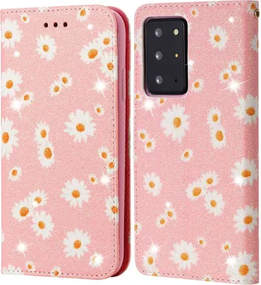 Produktbild von König Design Hülle kompatibel mit Samsung Galaxy Note 20 Ultra Kunstleder Handyhülle - Handy Case Rosa