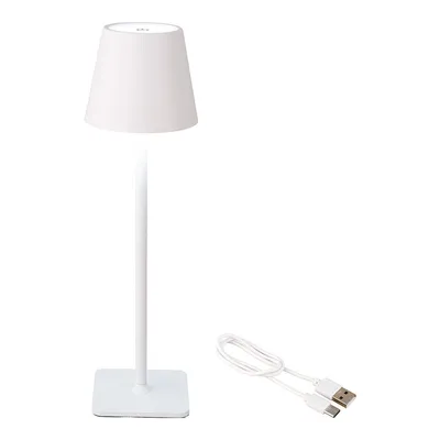 Zdjęcie produktu dla Lampa stołowa LED Lumineo 894378 Biały Metal 37 cm Akumulator