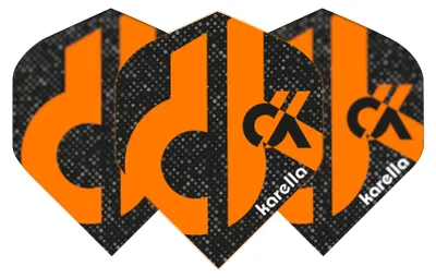 Produktbild von Karella Daniel Klose Dartflights Black-Orange Edition