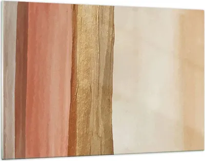 Produktbild von Bilder auf glas - Einteilig - Gold Abstraktion Linien - 120x80cm - Glasbilder - Wandbilder - Bilder - zum Aufhängen bereit - Wanddekoration aus Glas - Glas Bilder - Wandbild auf Glas - GAA120x80-4739