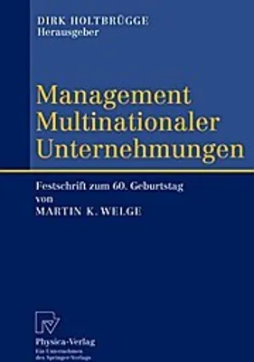 Obrázek produktu pro Management Multinationaler Unternehmungen