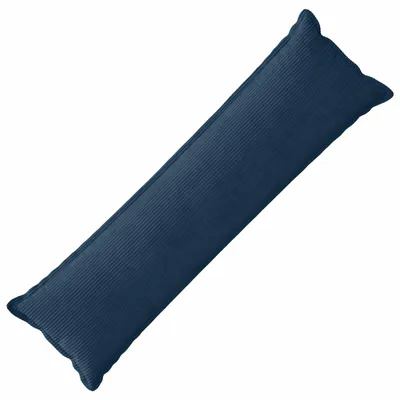 Image de Housse de coussin vidaXL HOUTEN, bleu marine, 40 x 145 cm, en corde