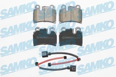 Produktbild von SAMKO Bremsbeläge Satz Hinten Bremsklötze für VW Touareg (7LA, 7L6, 7L7) 5SP1380