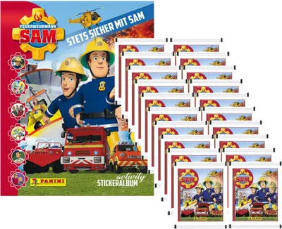 Produktbild von Panini Feuerwehrmann Sam 2 - Sammelsticker - 1 Album + 20 Tüten Sticker