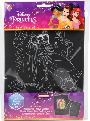 Produktbild von Disney-Prinzessinnen-Rubbelbilder, 2 Stück