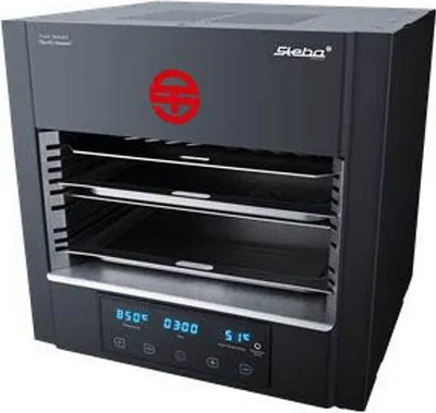A black Steba PSE 2600 XL Devils Heaven food dehydrator is shown against a white background.