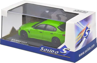 Image de Solido 421437950 Alfa Romeo Giulia Quadrifoglio 2020 vert 1:43