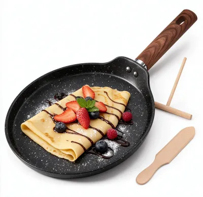 Obrázek produktu pro Pánev na crêpes s nepřilnavým povrchem, 24 cm