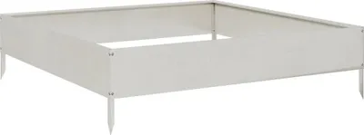 Produktbild von vidaXL Hochbeet 100x100x26 cm Edelstahl