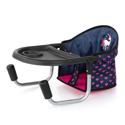 Produktbild von Bayer Design 65954AA Puppentischsitz, Sitz für Puppen mit intergiertem Tablett, für Puppen bis 46 cm