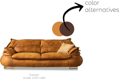 Produktbild von Dreisitzer Luxus 3 Sitzer Couch Polster Klassisch Sitz Sofas Wohnzimmer Möbel