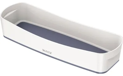 Immagine prodotto di Vassoio portaoggetti myBox lungo bianco/grigio
