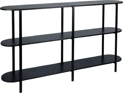 Produktbild von PTMD – Eleganter Beistelltisch – Schwarz – 160 x 31 x 90,5 cm