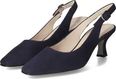 Image de Gabor Femmes Escarpins bleu foncé en daim Taille : 37,5