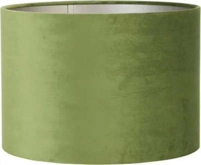 Produktbild von Light & Living - lampenschirm - Velours - grün - textil - Ø 20cm - E27 - 2220058