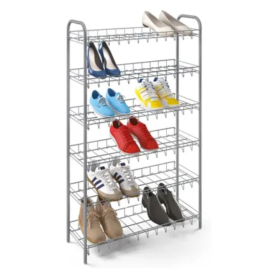 Obrázek produktu pro Metaltex Schoenenrek 6 Etages 64x23x104 cm Zilver