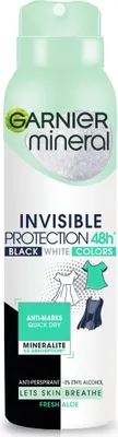 Produktbild von Garnier Mineral Deo Spray Invisible Protection 48h Fresh Aloe 150ml