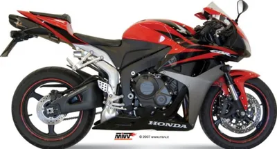 Immagine prodotto di Silenziatore Mivv SLIP-ON con omologazione europea (ABE) per Honda CBR 600 RR dal 2007 al 2008 e dal 2013 al 2014