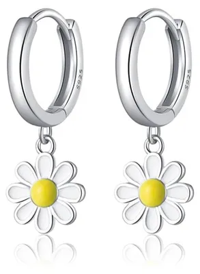 Zdjęcie produktu dla Solidchoice - Srebrne kolczyki typu hoops (hoopki) próby 925 dla kobiet