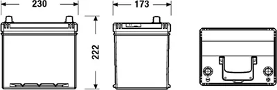 Obrázok produktu pre Štartovacia batéria Exide 12V 60Ah 390A (SK)