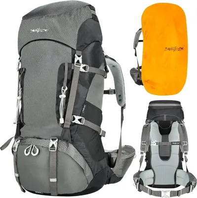 Immagine prodotto di zaino da trekking da 60 litri - grigio P09