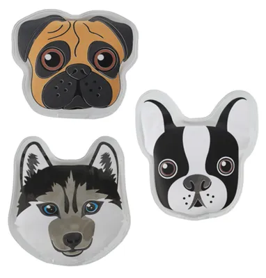 Produktbild von 3 Handwärmer Taschenwärmer Taschenheizung Wärmekissen Wärmer Hund 3er SET