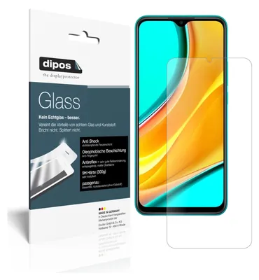 Produktbild von 2x Schutzfolie für Xiaomi Redmi 9 matt - Anti-Shock 9H Folie dipos Glass Kunststoffglas