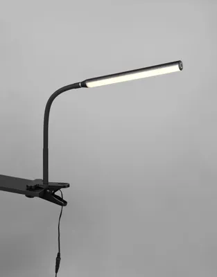 Productafbeelding van Klem bureaulamp Nevada flexibel - zwart