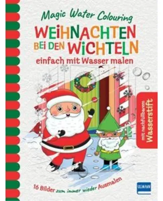 Produktbild von Magic Water Colouring - Weihnachten bei den Wichteln