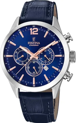 Produktbild von Festina Herrenuhr F20542-4 blau