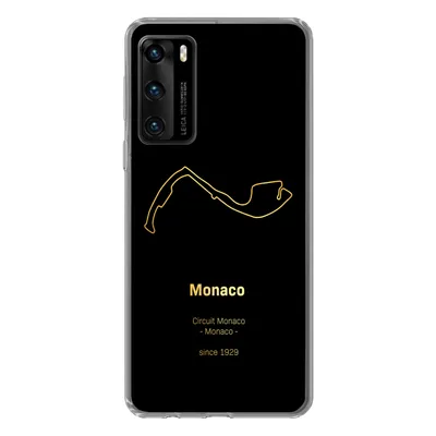 Produktbild von MuchoWow® Handyhülle Schutzhülle Hülle für Huawei P40 Formel 1 - Monaco - Rennstrecke Silikon Softcase Handy Hülle - Handytasche