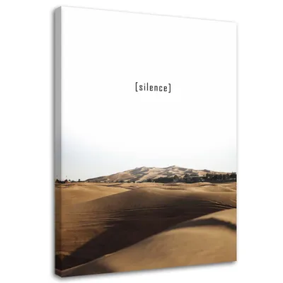Produktbild von Leinwandbild stille 70x100 cm Feeby braun wandbild bereit zum aufhängen
