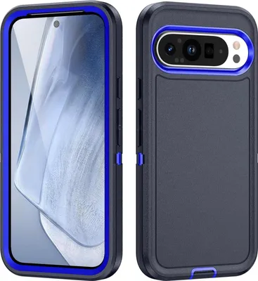 Produktbild von Mobigear Rugged  Google Pixel 9 Pro Hülle Hardcase Backcover Stoßfest - Blau