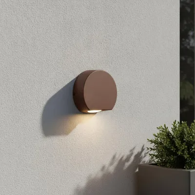 Productafbeelding van Design wandlamp Sango roestbruin, AI-gegenereerde afbeelding