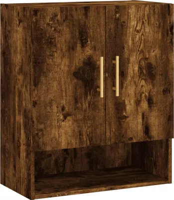 Obrázek produktu pro vidaXL Nástěnná skříňka Smoked Oak 60x31x70 cm Materiál dřeva