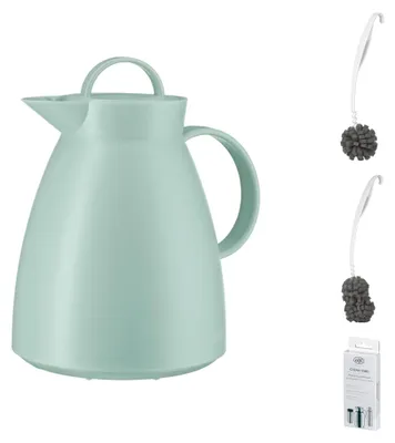 Zdjęcie produktu dla alfi DAN Isolierkanne – Vorteilsset mit Reinigungsbürste CLEAN FIX 30 cm
