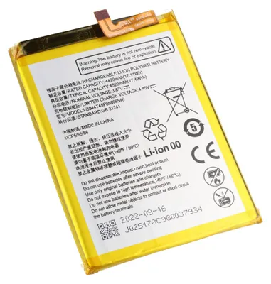 Produktbild von Akku passend für ZTE V40s, Li-Polymer, 3,87V, 4520mAh, 17,5Wh,  ohne Werkzeug