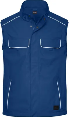 Produktbild von Workwear Softshell Light Vest - SOLID - dark-royal, Gr. XL