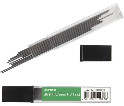Image de Mines de crayon, épaisseur : 0,5 mm, 12x12pcs.