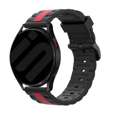 Produktbild von Strap-it Samsung Galaxy Watch 6 - 40mm Special Edition Armband (Schwarz/Rot)