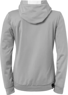Produktbild von Kempa Kapuzenjacke PLAYER WOMEN Women 2003627_01 dark grau melange/weiß XL
