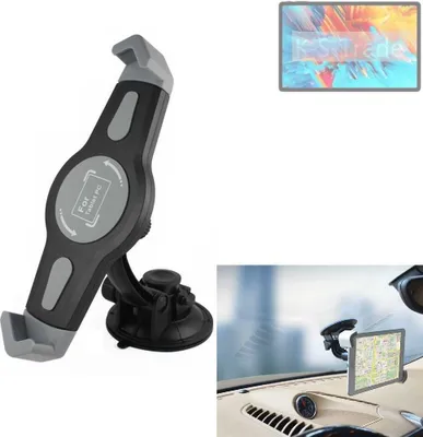Produktbild von K-S-Trade Scheiben-Halterung für Tablets kompatibel mit Chuwi HiPad Max KFZ Tablet Saugnapf Auto Halterung Windschutzscheibe Holder Halter