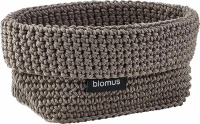 Immagine prodotto di Blomus cestino all'uncinetto Tela, cestino per il bagno, fibra sintetica, Fungi, M, 66469
